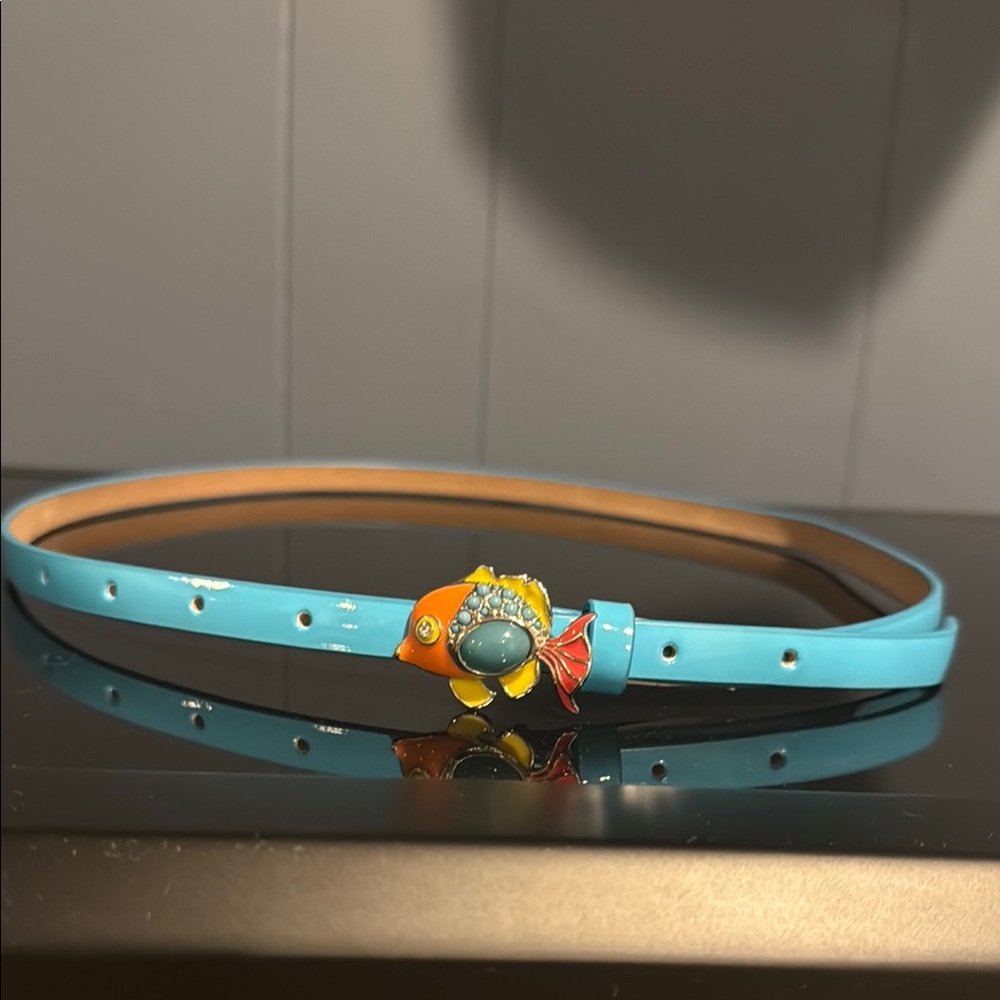 Blue Fish Accent Women's Belt